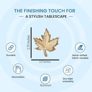 Napkin Ring Holders, Napkin Rings, Napkin Rings Set of 12, Napkin Ring Holders for Cloth Napkins, Round Serviette Rings, Napkin Ring Set, Napkin Ring Bulk - Golden Shine