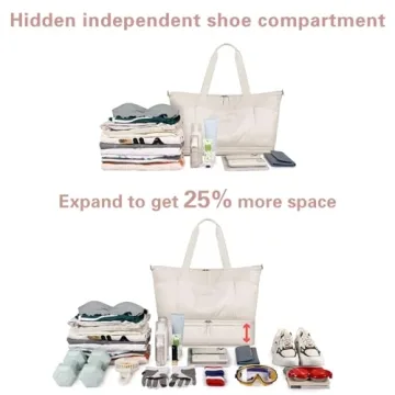 ETRONIK Expandable Weekender Travel Bag Set for Women