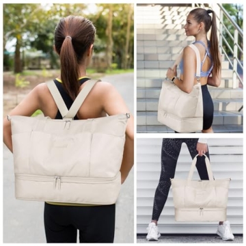 ETRONIK Expandable Weekender Travel Bag Set for Women