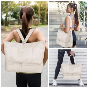 ETRONIK Expandable Weekender Travel Bag Set for Women