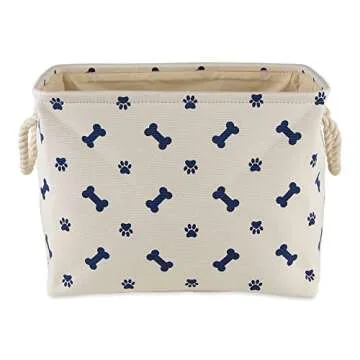 Bone Dry Small Rectangle Pet Storage Bin - Stylish & Durable