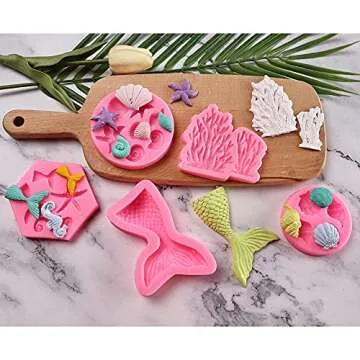 GELIFATLE Mermaid Cake Mold - Fun Baking and Crafting
