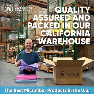 MW Pro Multi-Surface Microfiber Towel – 12 Pack | Premium Cleaning Cloth | Clean, Buff, Dust, Polish, Absorb | Large 16"x16" (Blue)
