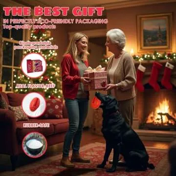 VANFINE Indestructible Dog Toys for Aggressive Chewers - Tough Squeaky Dog Chew Toy for Large Breed, USA Brand Durable Rubber Dog Toy with Beef Flavor for Medium & Large Dogs