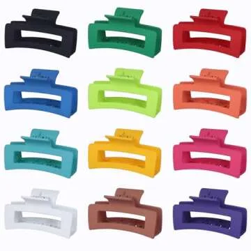 Sisiaipu 12 Pcs Medium Hair Clips – Stylish & Versatile