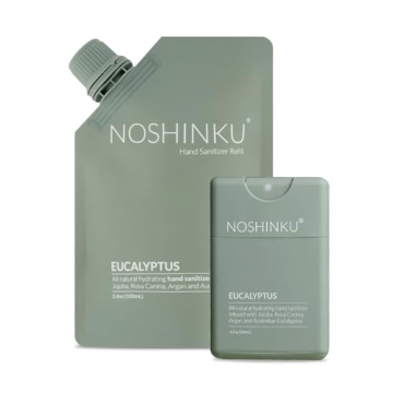 Noshinku Eco-Friendly Pocket Hand Sanitizer Refill Kit