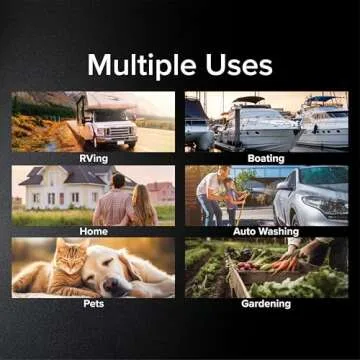 Camco TastePURE 35-Foot Premium Camper/RV Drinking Water Hose - Features a Heavy-Duty No-Kink Design with Strain Relief Ends & 5/8-Inch Inside Diameter - NSF Drinking Water Safe Certified (22843)