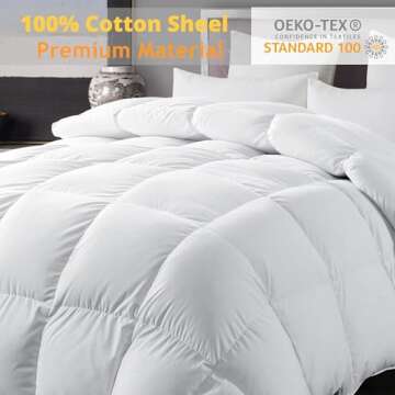 ELNIDO QUEEN All Season Luxury Feather Comforter