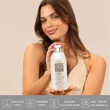 Biotop Professional 007 Keratin Conditioner, Moisturizing Conditioner for Very Damaged Hair 33.80 fl oz