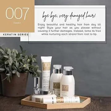 Biotop Professional 007 Keratin Conditioner, Moisturizing Conditioner for Very Damaged Hair 33.80 fl oz