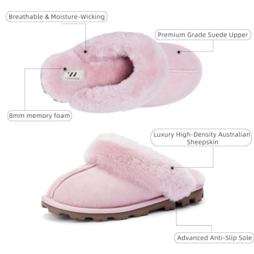 WaySoft Australian Sheepskin Slippers for Comfort and Style