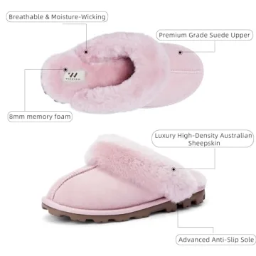 WaySoft Australian Sheepskin Slippers for Comfort and Style