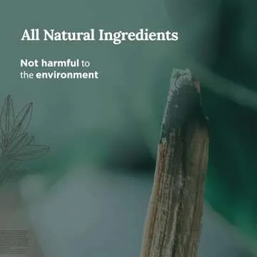 Magnificent 101 Set of 3 Long Lasting Palo Santo Smudge Candles, 42 Hour Burn - 3.5 Oz Each, Made with Soy Wax and Herb, Ideal for House Energy Cleansing, Meditation & Manifestation