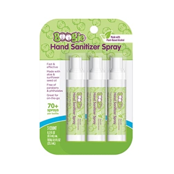 Kids Hand Sanitizer Spray by Boogie | Plant-Based, Gentle on Skin, Travel-Friendly