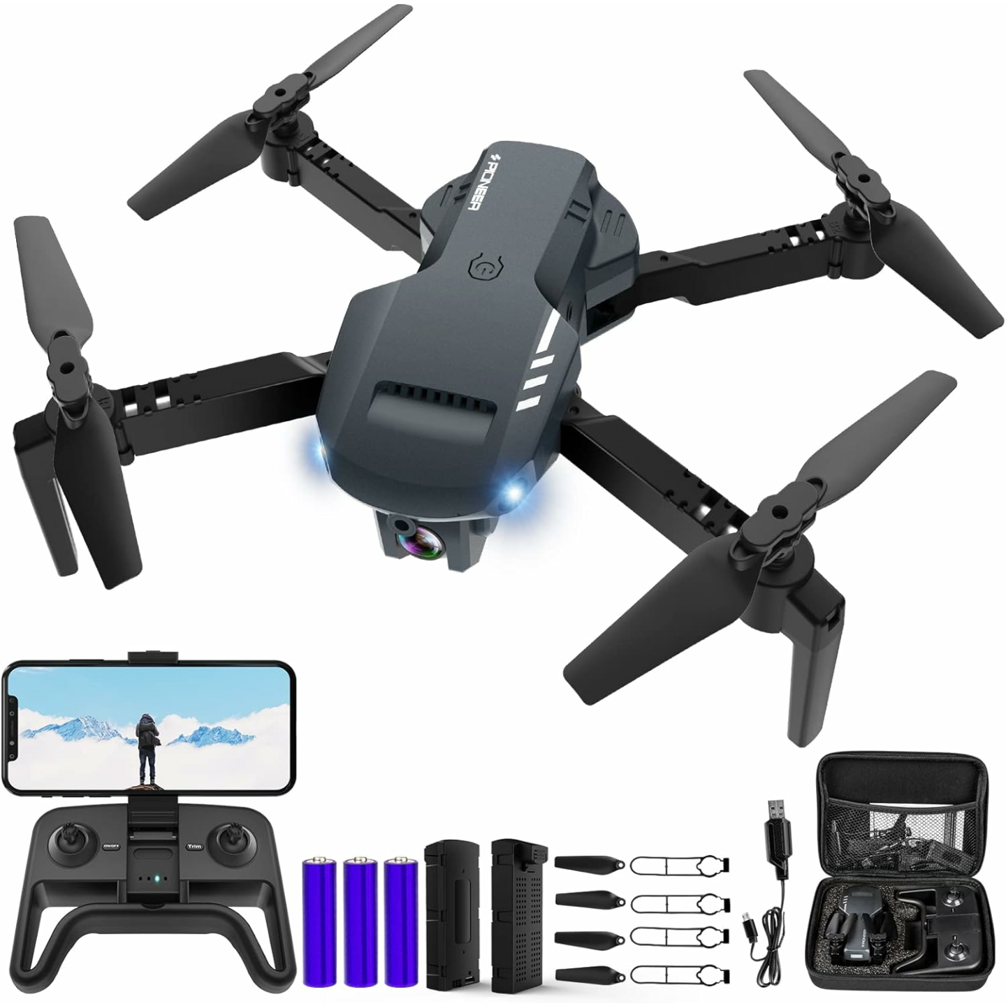 1080P Mini Drone with Camera for Easy Flying