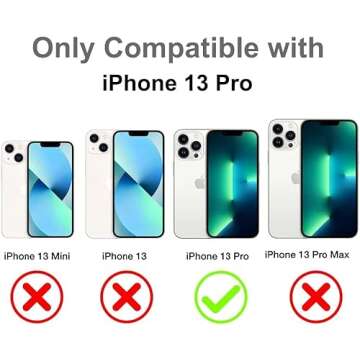 Yebowe Compatible with iPhone 13 Pro Case Cute Zebra Stripes Pattern for Women Girls Wave Aesthetic ...