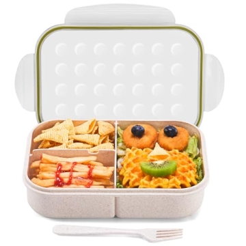 MISS BIG® Bento Box,Bento Box for Kids,Lunch Box Kids,Ideal Leakproof Kids Lunch Box,Lunch Containe...