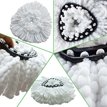 12Pack Spin Mop Refill Heads - Microfiber Cleaning Solution