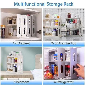 Dutiplus Three-Tier Medicine Organizer for Vitamins and Supplements
