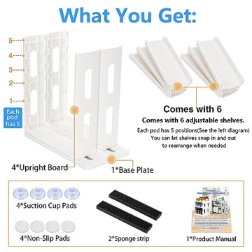 Dutiplus Three-Tier Medicine Organizer for Vitamins and Supplements