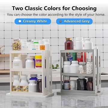 Dutiplus Three-Tier Medicine Organizer for Vitamins and Supplements