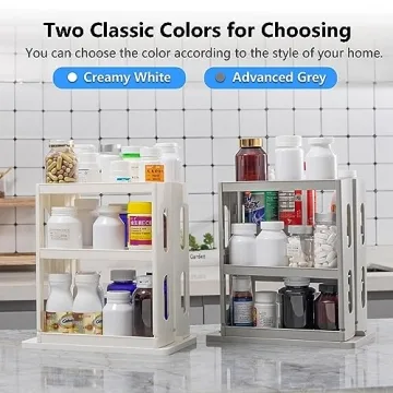 Dutiplus Three-Tier Medicine Organizer for Vitamins and Supplements