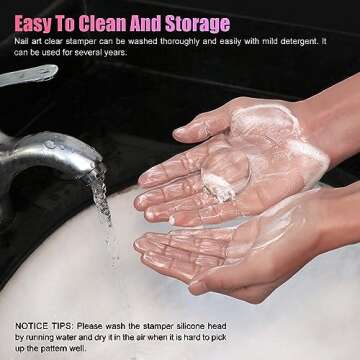 Mini French Tip Nail Stamp Kit for Easy Nail Art