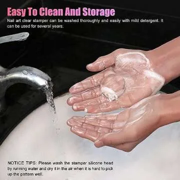 Mini French Tip Nail Stamp Kit for Easy Nail Art