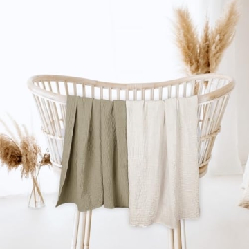 Premium Cotton Muslin Swaddle Blanket for Newborns - lulumoon