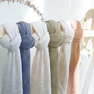 Premium Cotton Muslin Swaddle Blanket for Newborns - lulumoon