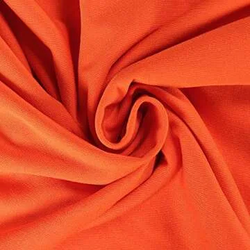 PRIMODA Women's Sexy Neon Asymmetrical Spaghetti Strap Orange Dress Halloween Costume Sleeveless Bodycon Midi Club Dress(M)