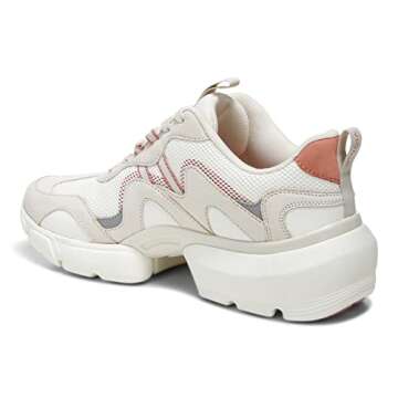 Vionic Women's Vasher Electra Lace Up Sneaker- Comfortable Fashion Sneakers That Include Three-Zone ...