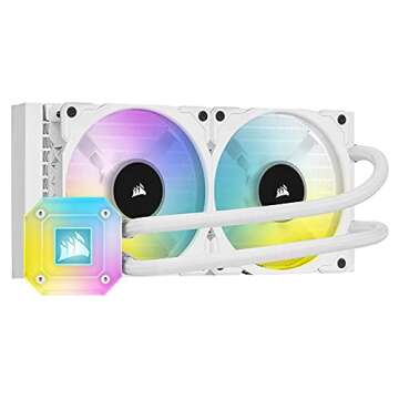 Corsair iCUE H100i Elite Capellix Liquid CPU Cooler for Desktop - White