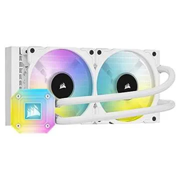 Corsair iCUE H100i Elite Capellix Liquid CPU Cooler for Desktop - White
