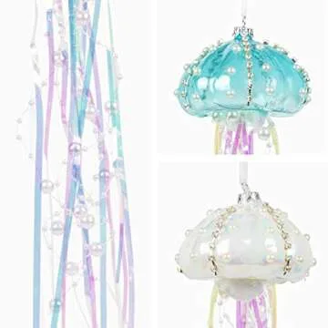 KI Store Coastal Jellyfish and Seashell Ornaments