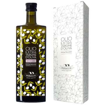Antico Frantoio Muraglia Medium Fruity Extra Virgin Olive Oil | Premium Polyphenol Rich EVOO | Early...