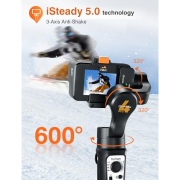 3 Axis Gimbal Stabilizer for Action Cameras and More