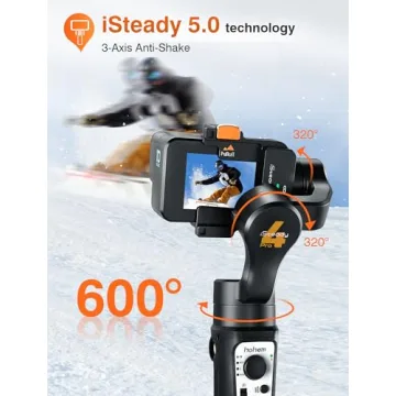 3 Axis Gimbal Stabilizer for Action Cameras and More