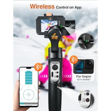 3 Axis Gimbal Stabilizer for Action Cameras and More