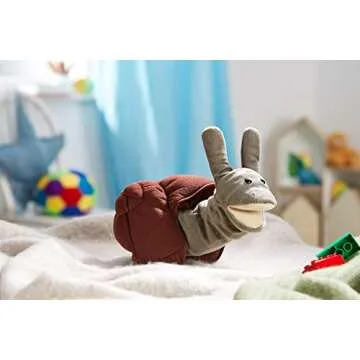 Folkmanis Snail Plush Hand Puppet for Kids