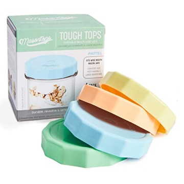 Masontops Tough Tops - Vibrant Wide Mouth Jar Lids