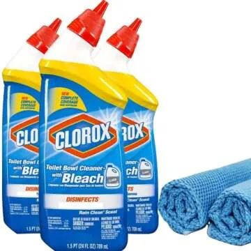Clorox Toilet Bowl Cleaner with Bleach, 3-Pack