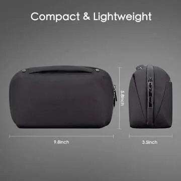 DDgro Tech Organizer Pouch for Electronics - Black