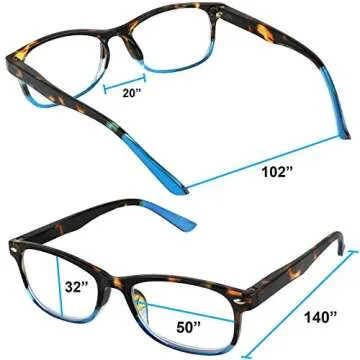 Success Eyewear Reading Glasses Set of 3 Great Value Spring Hinge Readers Men and Women Glasses for Reading