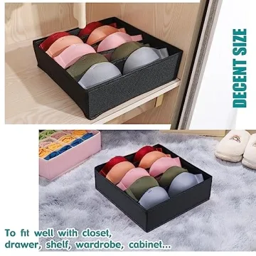 Cawek Bra Organizer - Stylish Foldable Storage Bins