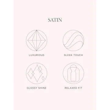 Victoria's Secret Satin Pajama Set, Long Sleeve Button Down & Pants, Pajamas for Women, Black Logo, L