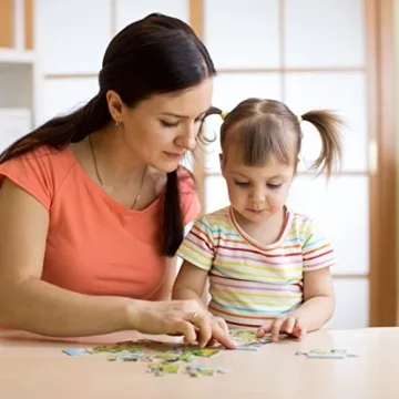 Wooden Puzzles for Kids Aged 4-8 - Fun 14 Pack!