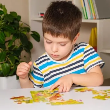 Wooden Puzzles for Kids Aged 4-8 - Fun 14 Pack!