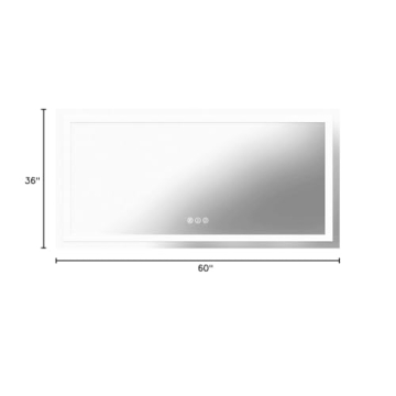 Amorho LED Bathroom Mirror with Back and Front Lights