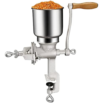 Premium Cast Iron Corn Grinder for Grains and Nuts